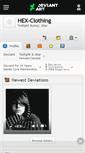 Mobile Screenshot of hex-clothing.deviantart.com