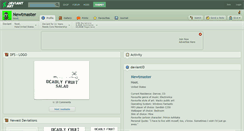 Desktop Screenshot of newtmaster.deviantart.com
