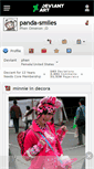 Mobile Screenshot of panda-smiles.deviantart.com