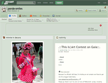 Tablet Screenshot of panda-smiles.deviantart.com