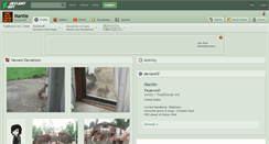 Desktop Screenshot of mantie.deviantart.com