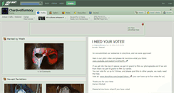 Desktop Screenshot of chardwolfarmory.deviantart.com