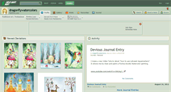 Desktop Screenshot of dragonflywatercolors.deviantart.com