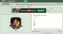 Desktop Screenshot of clearwillow.deviantart.com