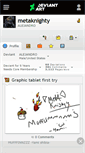 Mobile Screenshot of metaknighty.deviantart.com