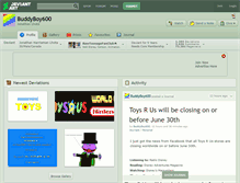 Tablet Screenshot of buddyboy600.deviantart.com