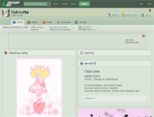 Tablet Screenshot of club-lolita.deviantart.com