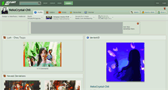 Desktop Screenshot of nekocrystal-chii.deviantart.com