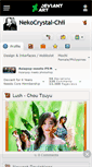 Mobile Screenshot of nekocrystal-chii.deviantart.com