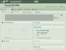 Tablet Screenshot of kill-my-pussy-kings.deviantart.com