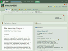 Tablet Screenshot of mixed-blood-girl.deviantart.com