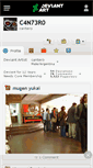 Mobile Screenshot of c4n73r0.deviantart.com