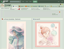 Tablet Screenshot of ernestgirl.deviantart.com