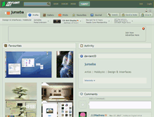 Tablet Screenshot of junseba.deviantart.com