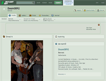 Tablet Screenshot of doom0892.deviantart.com