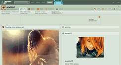 Desktop Screenshot of anahita.deviantart.com