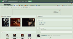 Desktop Screenshot of deadjanegirl.deviantart.com