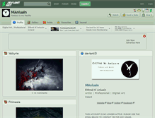 Tablet Screenshot of nianluain.deviantart.com
