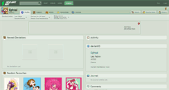Desktop Screenshot of ephral.deviantart.com