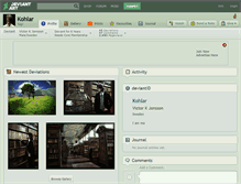 Tablet Screenshot of kohlar.deviantart.com