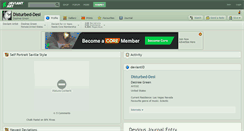 Desktop Screenshot of disturbed-desi.deviantart.com