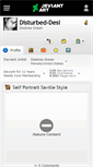 Mobile Screenshot of disturbed-desi.deviantart.com