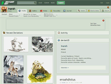 Tablet Screenshot of inarah.deviantart.com