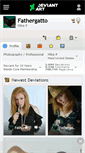 Mobile Screenshot of fathergatto.deviantart.com