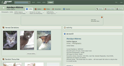 Desktop Screenshot of mondays-mistress.deviantart.com