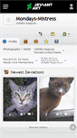 Mobile Screenshot of mondays-mistress.deviantart.com