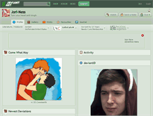 Tablet Screenshot of jori-ness.deviantart.com