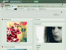 Tablet Screenshot of mebilia.deviantart.com