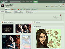 Tablet Screenshot of jackpotgirl91.deviantart.com