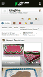 Mobile Screenshot of icingdiva.deviantart.com