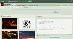 Desktop Screenshot of inferno-red.deviantart.com