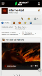 Mobile Screenshot of inferno-red.deviantart.com