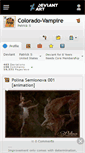 Mobile Screenshot of colorado-vampire.deviantart.com