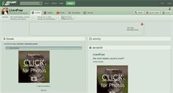 Desktop Screenshot of live4free.deviantart.com