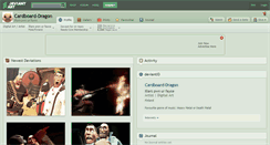 Desktop Screenshot of cardboard-dragon.deviantart.com