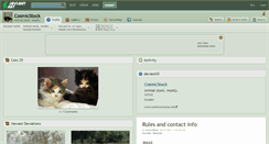 Desktop Screenshot of cosmicstock.deviantart.com
