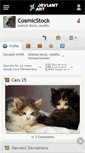 Mobile Screenshot of cosmicstock.deviantart.com