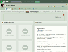 Tablet Screenshot of leesilhouetter.deviantart.com