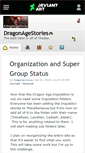 Mobile Screenshot of dragonagestories.deviantart.com
