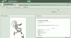 Desktop Screenshot of chocolatecornet.deviantart.com