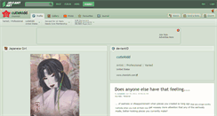 Desktop Screenshot of cutiekidd.deviantart.com