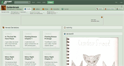 Desktop Screenshot of goldenbrook.deviantart.com