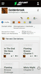 Mobile Screenshot of goldenbrook.deviantart.com