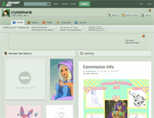 Tablet Screenshot of crystalshards.deviantart.com