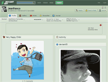 Tablet Screenshot of jeanfranco.deviantart.com