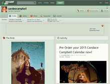 Tablet Screenshot of candeecampbell.deviantart.com